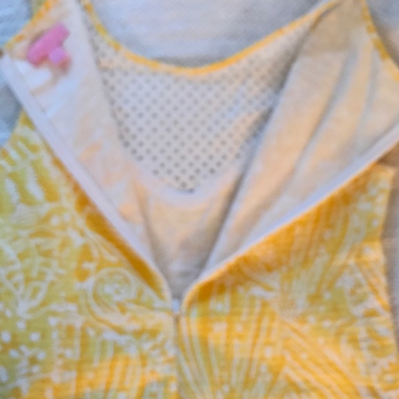 Lilly yellow & white dress - Picture 5 of 6